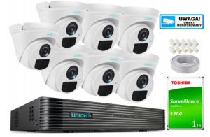 Zestaw Monitoringu IP 4Mpx 7 Kamer IPC-T124-APF28