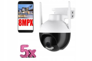 Kamera Zewnętrzna Obrotowa Wifi 5x Zoom 8mpx 4k