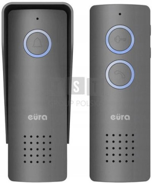 Domofon bezprzewodowy EURA ADP-80A3 grafit