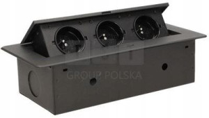 Gniazdo meblowe wpuszczane ORNO OR-AE-1336/B