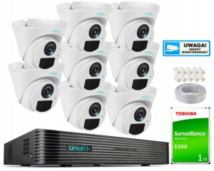 Zestaw Monitoringu IP 5Mpx 8 Kamer IPC-T125-APF28
