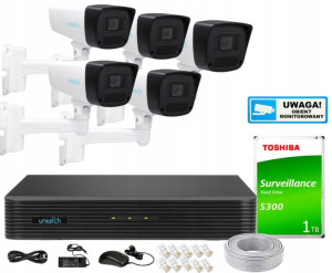 Zestaw Monitoringu IP 2Mpx 5 Kamer IPC-B222-APF40