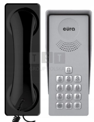 Domofon ''eura'' Adp-37a3 ''ingresso Nero'' - 1-ro
