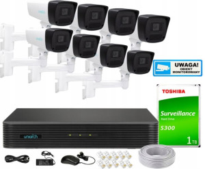 Zestaw Monitoringu IP 2Mpx 8 Kamer IPC-B222-APF40