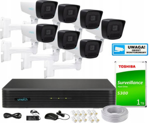 Zestaw Monitoringu IP 2Mpx 7 Kamer IPC-B222-APF40