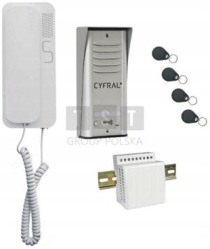 Domofon Eura "cyfral" Cosmo 1-lokatorski