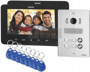 Wideodomofon 2-rodzinny ORNO OR-VID-VP-1072/B