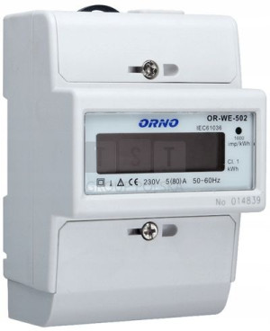 Wskaźnik Zużycia Energii Orno Or-we-502/or-01y