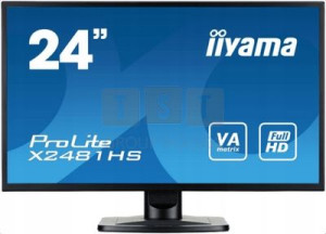 Monitor LED IIYAMA X2481HS-B1 24 cale HDMI AMVA