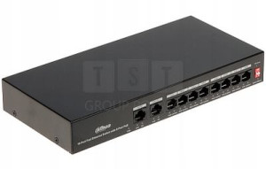 Switch Poe Pfs3010-8et-65 8-portowy Dahua