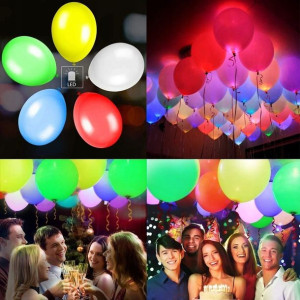50 szt. świecące balony LED dekoracja na imprezę