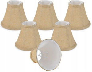 6 szt. klosz na lampę abażur vintage 15cm dzwonek