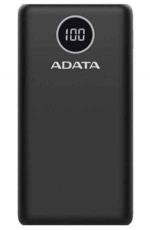 Powerbank ADATA P20000QCD 20000mAh QC/PD Black