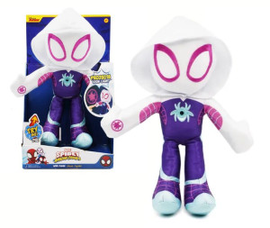 SPIDEY Maskotka WEB GHOST SPIDER Pluszak Efekt świetlny
