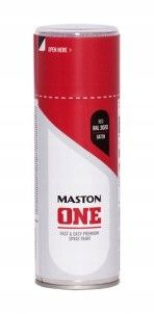 MASTON One lakier czerwony półmat RAL 3020