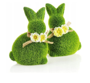 Zajączek Wielkanocny Króliczek 17 Cm -zestaw 2 Szt