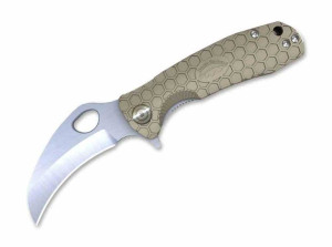 Nóż Honey Badger Claw Small Tan Plain