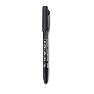 Cienkopis Kuretake Mangaka 02 black