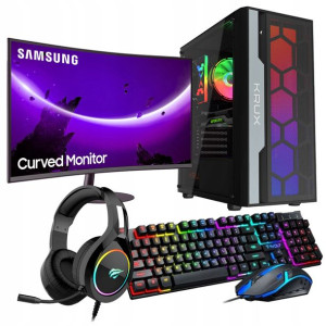 Zestaw Rgb Do Gier I7 Gtx1050ti 16gb 512ssd Win10