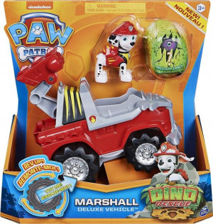 Psi Patrol Dinozaury Pojazd Figurka Marshall Dino