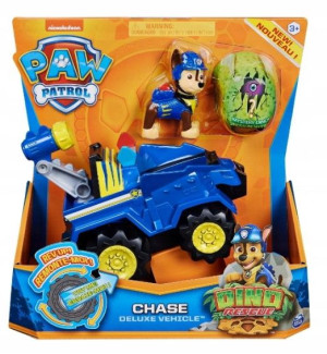 Psi Patrol Dinozaury Pojazd Figurka Chase Dino