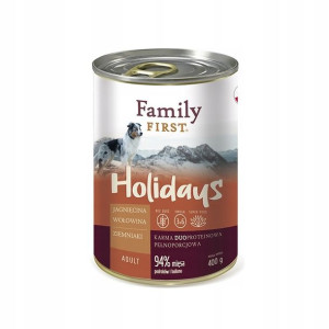 Family First Holidays Jagnięcina z wołowiną 400g