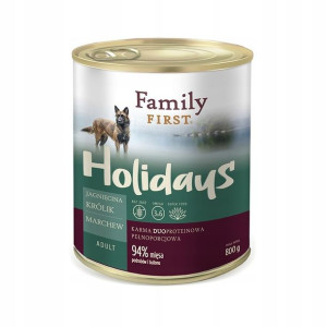 Family First JAGNIĘCINA KRÓLIK MARCHEW adult 800 g