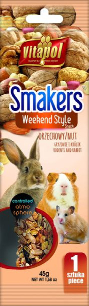 Vitapol SMAKERS Weekend Style ORZECHY dla gryzoni