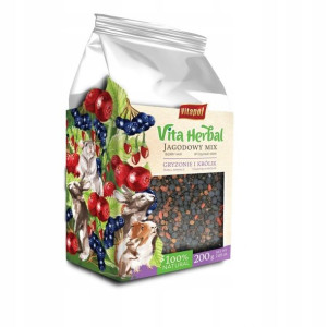 Vitapol Herbal Jagodowy mixi gryzonia królika 200g