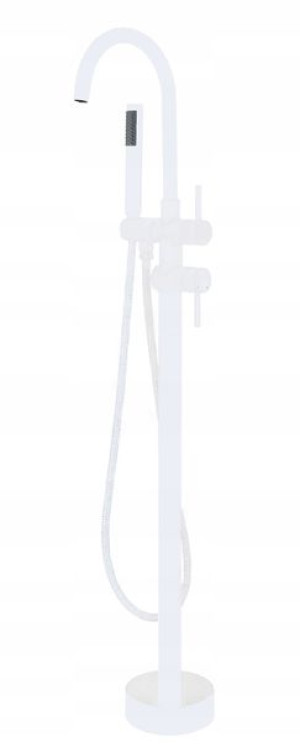 Bateria Wannowa Podłogowa Wolnostojąca 8028w Biała