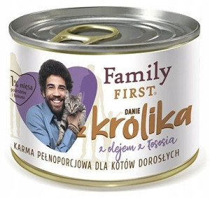 Family First dla kota DANIE Z KRÓLIKIEM adult 200g