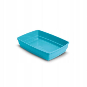 Kuweta otwarta HANDY dla kota błękitna 42x33x11cm