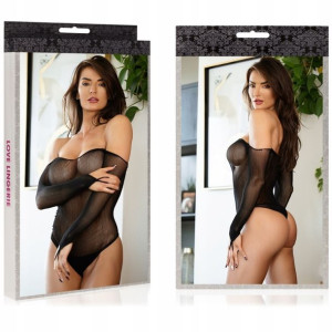 Siateczkowe Sex Body Damskie Z Odkrytymi Ramionami