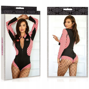 Grid Girl Seksowny Kombinezon Erotyczne Body R. S