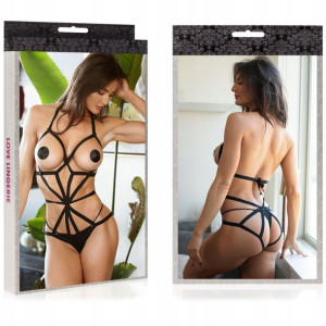 Paseczki Erotyczne Body Harness Z Otwartym Biustem