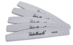 5 X Pilnik Do Paznokci Łódka Zebra 100/180