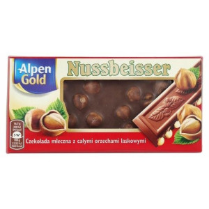 Czekolada mleczna z orzechami Alpen Gold 100 g