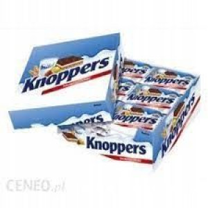 Wafel Knoppers mleczno-orzechowy 24x25g