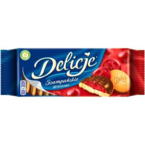Delicje Szampańskie Wiśniowe 147g