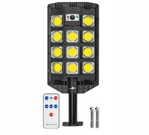 Lampa Led Solarna Latarnia Uliczna 800w + Uchwyt