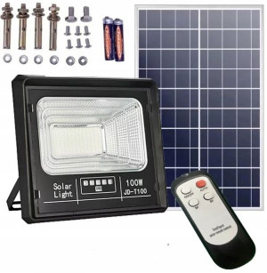Lampa Solarna Z Czujnikiem 100w Kabel 5m 10000mah