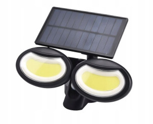 Lampa Led Solarna Czujnik Ruchu Zmierzchu 108 Cob