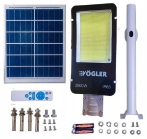 Lampa Uliczna Led Solarna 2000w Przemyslowa 60kmah