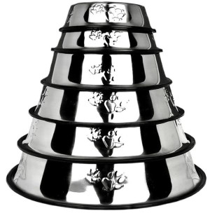 Miska Dla Psa Metalowa Na Gumie 500 Ml