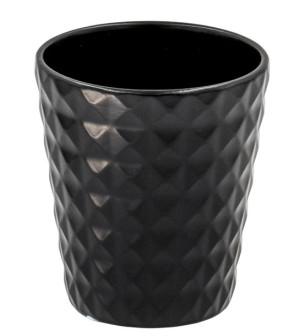 Osłonka ceramiczna BORNEO czarna, 14,5 cm