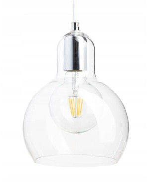 Lampa wisząca szklana przezroczysta Pera