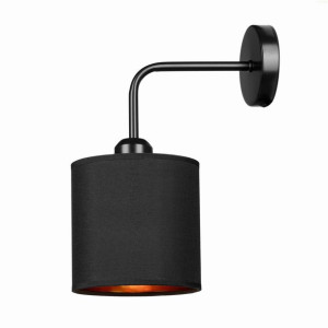 Kinkiet ścienny loft z abażurem Oro czarny