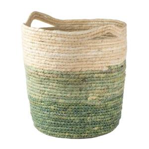 Kosz pleciony z uszami wys. 32 cm