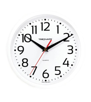 Zegar ścienny klasyczny biały, 23 cm