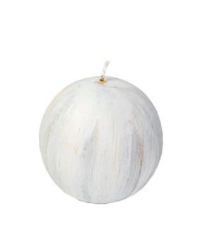 Świeca White Wood kula 100mm